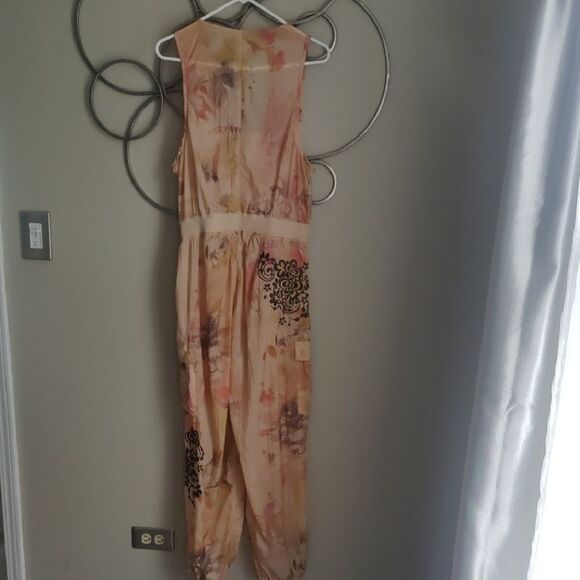 NWOT $198 Free People Movement Floral  Jumpsuit - Picture 8 of 12